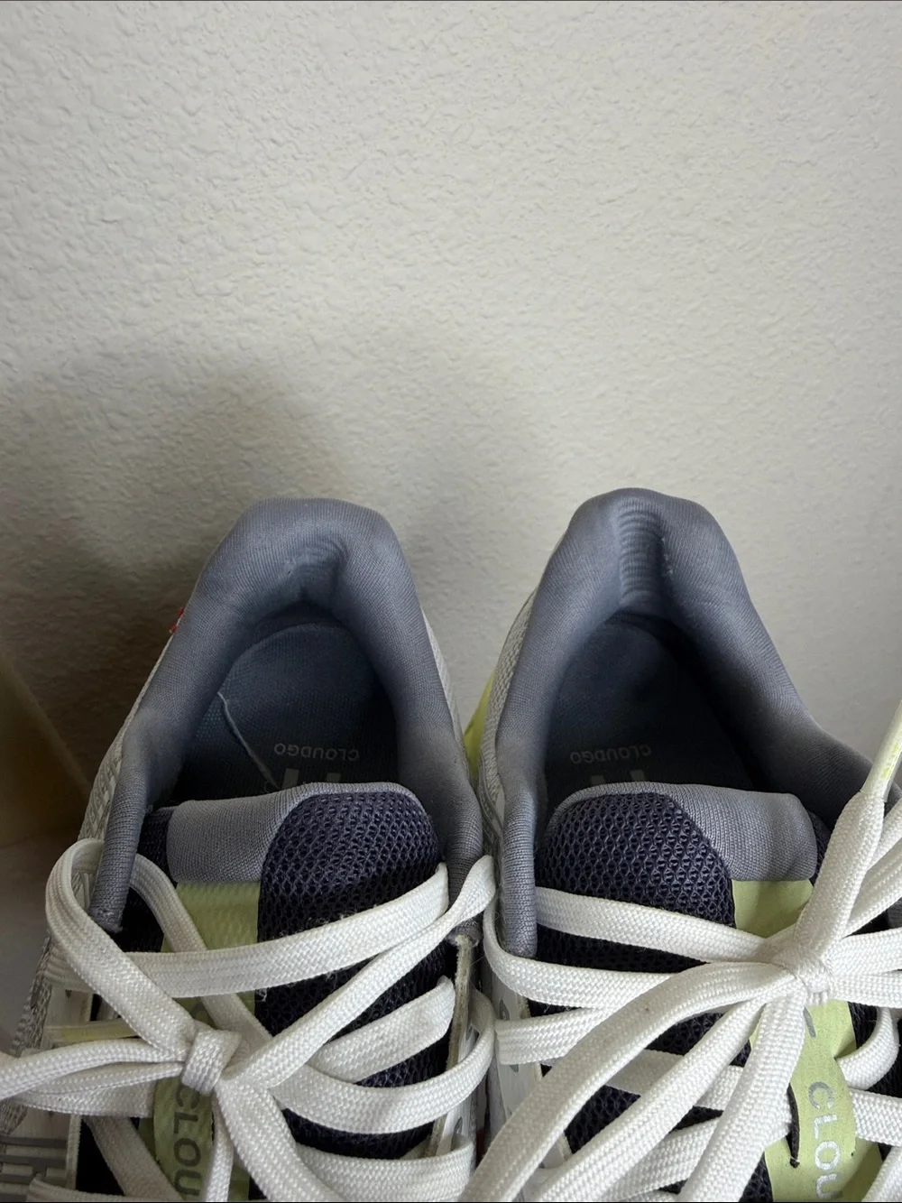 On Running | Women’s CloudGo Athletic Sneakers in Frost/Grey Size 8